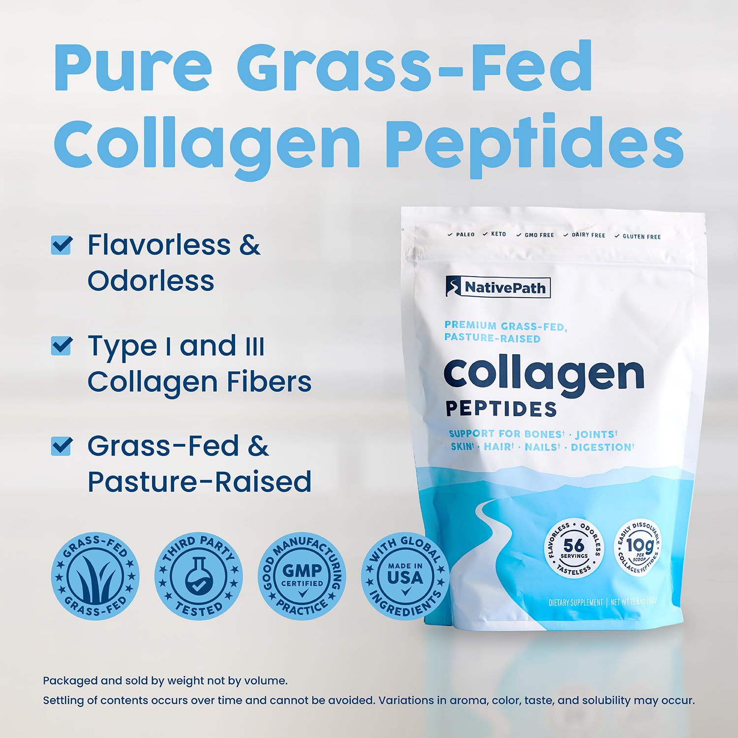 NativePath Collagen Peptides - 8.8 oz (25 Servings)