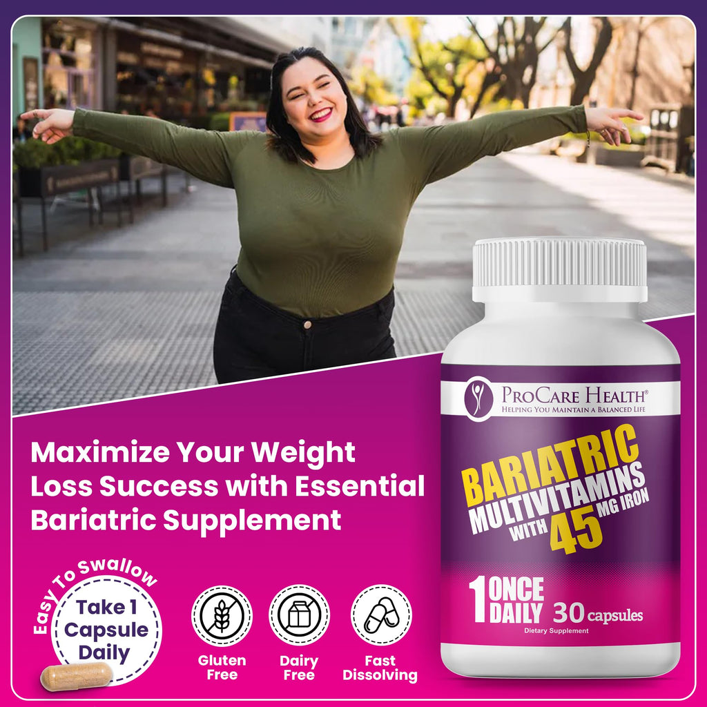 ProCare Health "1 per Day!" Bariatric Multivitamin Capsule with 45mg Iron