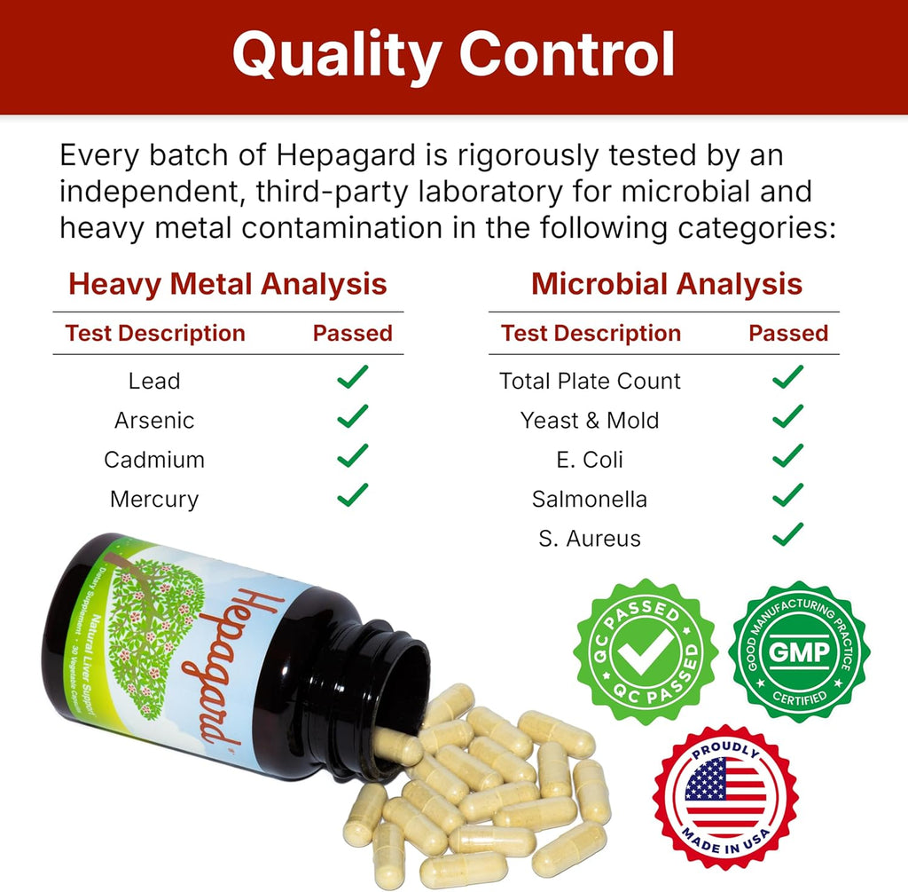 Hepagard Natural Liver Support Supplement 30 Capsules