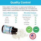 Prostacor Natural Prostate Support Supplement - Non-GMO, Vegan, Gluten-Free - 30 capsules
