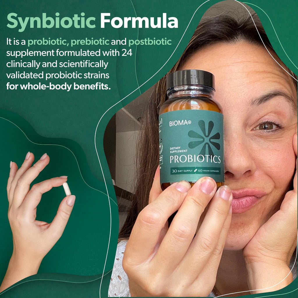 Digestive Health Probiotic - Gut Support for Men & Women - Vegan & Gluten Free - 60 Delayed-Release Capsules (30-Day Supply)