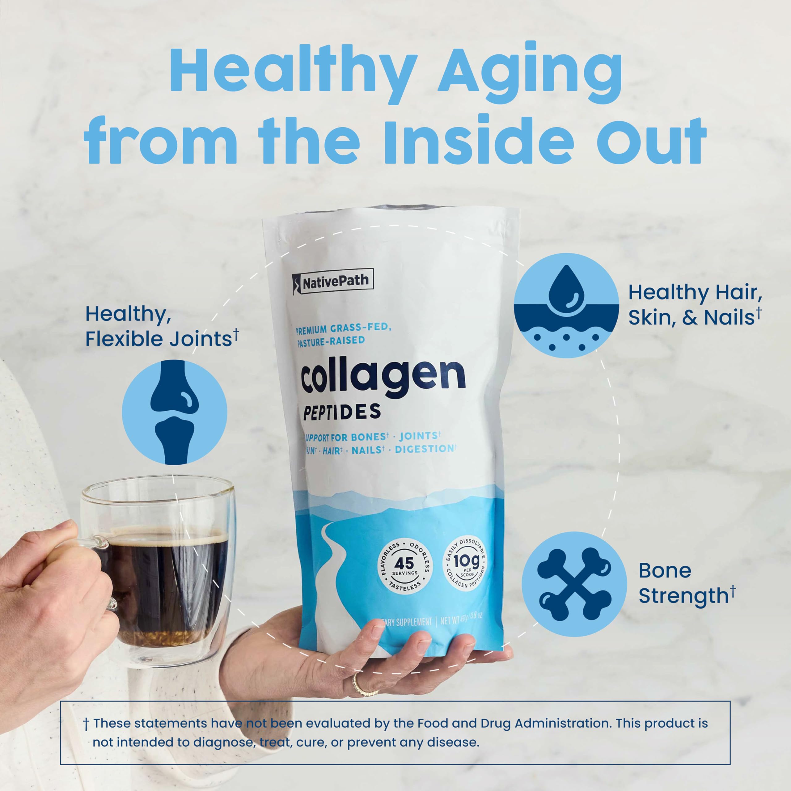 NativePath Collagen Peptides - 8.8 oz (25 Servings)