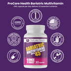 ProCare Health "1 per Day!" Bariatric Multivitamin Capsule with 45mg Iron