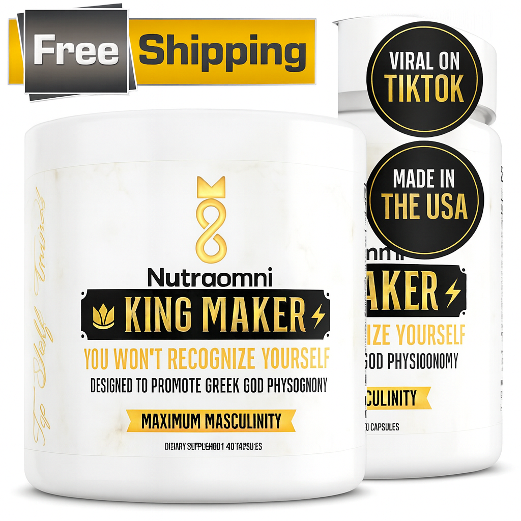 King Maker 13-in-1 Anabolic Supplement for Men to Increase Stamina, Lean Muscle Growth & Recovery, N.O. Booster with Tongkat Ali (LJ100), 120 Capsules